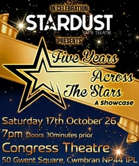 Stardust Youth Theatre presents Five Years Across the Stars Poster