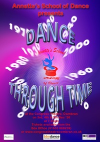 Annette's School of Dance presents Dance Through Time Poster