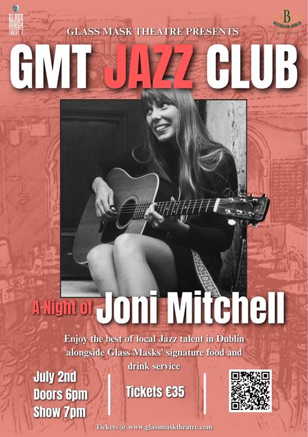 GMT Jazz Club: A Night of Joni Mitchell at Glass Mask Theatre poster