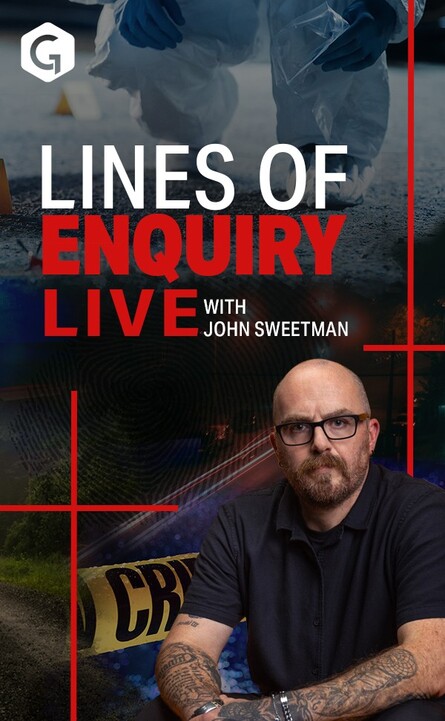 Lines of Enquiry Live with John Sweetman at the O'Reilly Theatre poster