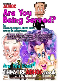 Theatre AdHoc present "Are You Being Served?" Poster