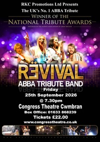 Revival - Abba Tribute Band 2026 Tour Poster