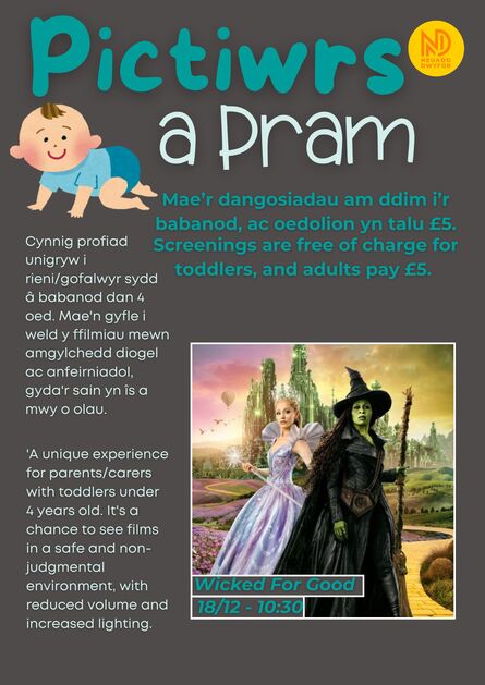 
          Pictiwrs a Pram: Wicked For Good (TBC)
        