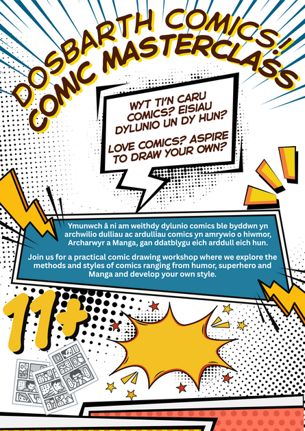 
          Dosbarth Comics / Comic Masterclass
        