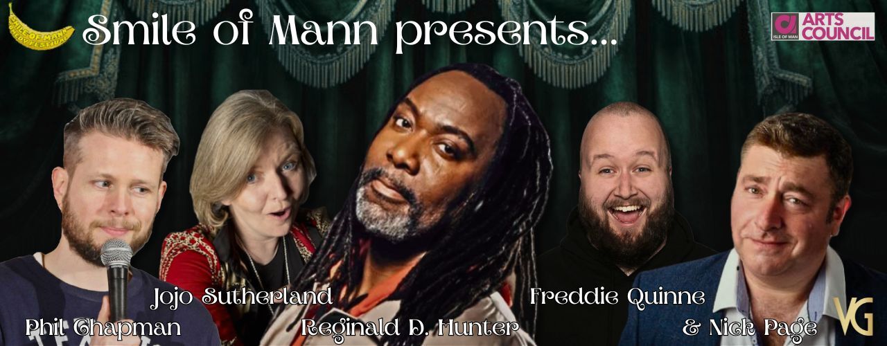 banner image for Smile of Mann Comedy Festival - Launch Weekend
