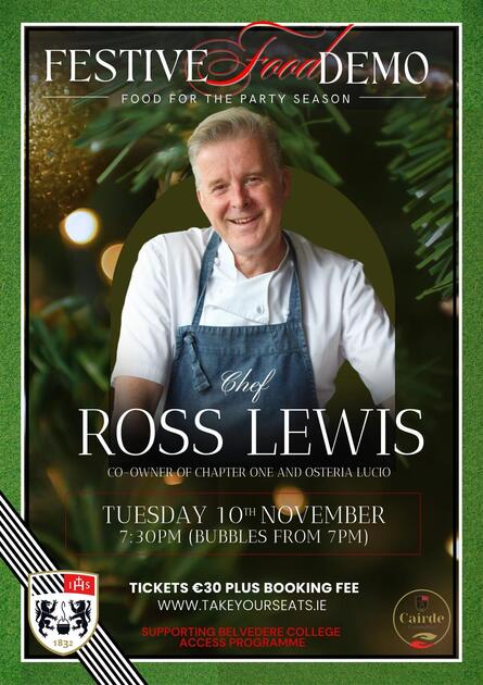 Festive Food Demo with Chef Ross Lewis at the O'Reilly Theatre poster