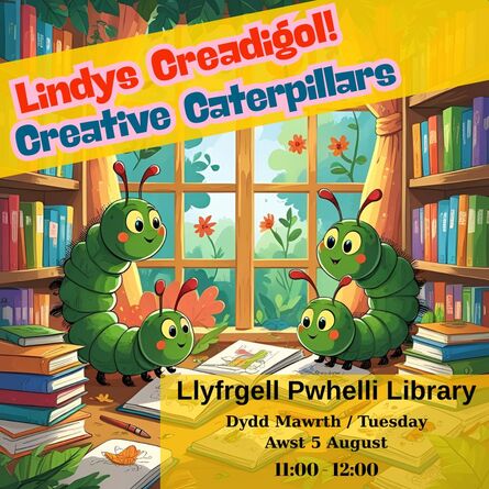 
          Lindys Creadigol - Crefftau Haf / Creative Caterpillar - Summer Crafts
        