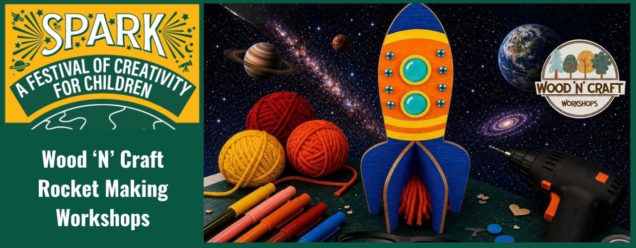 banner image for Make a Rocket with Wood 'n' Craft
