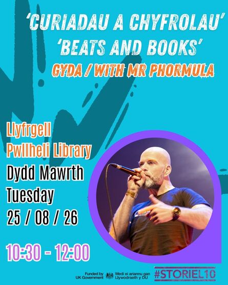 
          Curiadau a Chyfrolau gyda Mr Phormula / Beats and Books with Mr Phormula
        