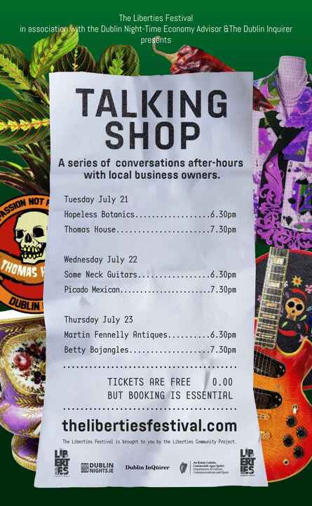 Talking Shop: Hopeless Botanics - Liberties Festival 2026 poster