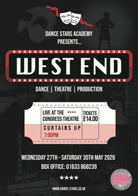 Dance Stars Academy presents WEST END Poster