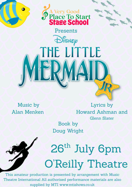 Little Mermaid Jr - Liberties Festival 2026 poster