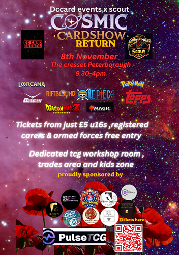 DC CARD TRADERS and PokeScout presents The Cosmic Card Show