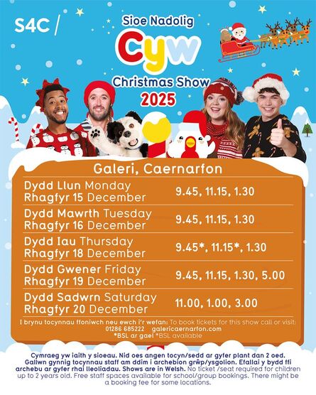 Sioe Nadolig Cyw 2025- CAERNARFON
