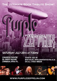 Purple Zeppelin : 2026 Tour Poster