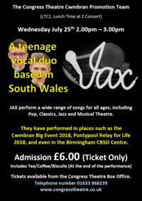 Lunch Time Concert Poster