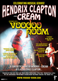 Hendrix, Clapton and Cream Poster