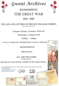 Remembering the Great War 1914-1918 Poster