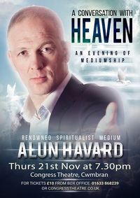 A Conversation with Heaven with Alun Havard Poster