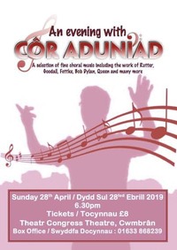 An Evening with Cor Aduniad Poster