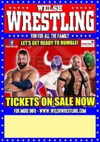 Welsh Wrestling 2019 Poster